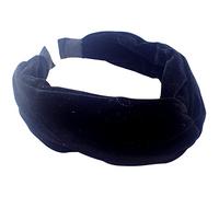 Topkids Accessories Velvet Knot Alice Bands Adult Women, Hair Accessories for Women, Hair Bands for Women, Thick Headband, Womens Headbands, Head Bands Adult Women, Wide Headbands (Black)