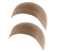 Topkids Accessories Wig Cap Nude Wig Cap Black Wig Caps Bald Wig Cap Stretchy Nylon Wigs Cap Costume Cosplay Stocking Wig Cap For Women, Girls, Ladies, Men - Pack of 2 (Nude)