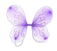 Topkids Accessories Wings Fairy Butterfly Pixie Tinkerbell Fancy Dress Outfit Girls Dressing Up Costume Baby Toddler Kids Childs Small Tiny Mini Toy Angel Fairywings (Lilac)