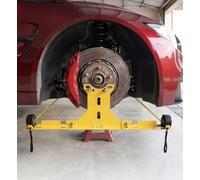 Toplamper Wheel Alignment Tool to Help Save Shop Time & Cost, Stainless Steel Toe Alignment Plates for DIY Toe Adjustment, Stable Tape Groove Design for Most Cars & Trucks