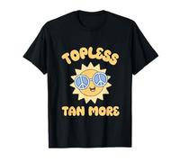 Topless Tan More Summer Beach Vacation Tan Lines Lover T-Shirt