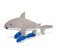 Topline Brainrot 18cm Tralalero Tralala Shark Plush Toy - Soft Cuddly Brain Rot Shark with Blue Shoes - Funny for Children for Birthday, Holiday or Any Occasion