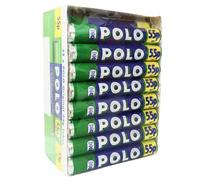 Topline Nestle Polo Rolls Bulk Buy - Pack of 32 x 34g Original Polo Mints Tubes with Topline Card. Perfect Peppermint Mints Multipack Sweets for Your Fresh & Minty Breath., White