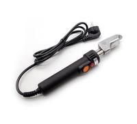 Toplionace 220V Adjustable Temperature Mini Electric Iron, 150W 50-350℃ Mini Electric Iron for Leather Clothes Bag Shoes Leather Wrinkle Removing Iron 85x26MM (LH-598)