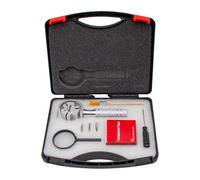 Toplionace 3-in-1 Rotating Cross Hatch Adhesion Tester Cross-Cut Adhesion Tester Kits Paint Film Scriber with 1mm/2mm/3mm Blades (CNC0311)