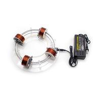 Toplionace Electromagnetic Cyclotron DIY Four Coils Circular Accelerator Scientific Experiment Equipment Physics Teaching Aids Model