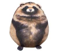 TOPLITHE 3D Pallas's Cat Plush Pillow, Raccoon Fox Throw Pillow Stuffed Animals Cute Soft Toy Home Decor Gift for Birthday Christmas Valentine's Day (Color : Raccoon)