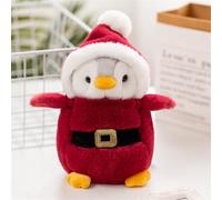 TOPLITHE Adorable Penguin Plush Toys, 20CM Soft Stuffed Animal Cartoon Penguin Toy Dolls in Various Costumes for Kids Gifts(Red)