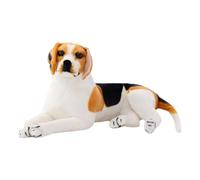 TOPLITHE Beagle Dog Plush, Realistic Beagle Stuffed Animals Puppy Pillow Plushie Toy for Kids Adults Christmas Birthday Gift(Lying down,50CM/19IN)