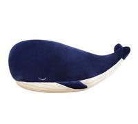 TOPLITHE Blue Whale Plush, Cute Sea Creatures Plushie Stuffed Animal Huggable Pillow Kawaii Room Decor for Kids Boys Girls(85CM/33.4IN)