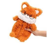 TOPLITHE Cute Fox Plush Pencil Case, 23CM Kawaii Fox Plushie Animal Design Pencil Case Suitable for Kids Boys Girls School Students