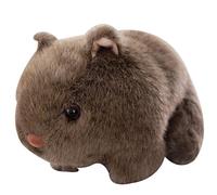 TOPLITHE Cute Wombat Plush, Cuddly Wombat Soft Stuffed Animals Plushie Gifts for Birthday Xmas(Brown,18CM/7IN)