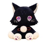 TOPLITHE Genshin Cat Plush, Scaramouche Cat Impact Plushie Toy Soft Stuffed Anime Doll Kawaii Plush for Kids Adult Fans Christmas (Color : 35CM, Size : B)