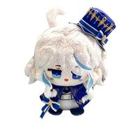 TOPLITHE Genshin Plush, 12CM Anime Plushie Toy Cute Soft Impact Stuffed Doll Keychain Carcoon Figure for Fans Gift(Furina)