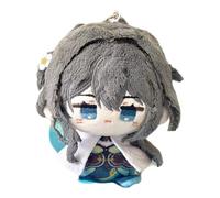 TOPLITHE Honkai Star Rail Plush, 12CM Kawaii Anime Plush Keychain Soft Adorable Cotton Plushie Doll for HSR Fans Gifts(Ruan Mei)