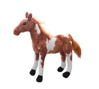 TOPLITHE Horse Plush, Simulation Horse Stuffed Animals Soft Huggale Plushie Pillow Gift for Boys Girls Birthday Home Decor(Color A,30CM/11.8IN)