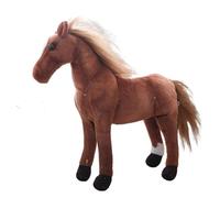 TOPLITHE Horse Plush, Simulation Horse Stuffed Animals Soft Huggale Plushie Pillow Gift for Boys Girls Birthday Home Decor(Color C,40CM/15.7IN)