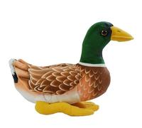 TOPLITHE Mallard Duck Plush, Realistic Duck Plushie Toy Soft Stuffed Animals Doll for Kids Girl Birthday Gift(Green)