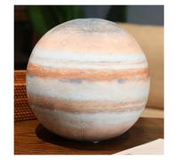 TOPLITHE Simulation Earth Sun Planet Plush, Softt Planet Stuffed Pillow Soft Hugging Plushie Educational Gift for Kids Boys Girls(Jupiter,17CM/6IN)