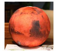 TOPLITHE Simulation Earth Sun Planet Plush, Softt Planet Stuffed Pillow Soft Hugging Plushie Educational Gift for Kids Boys Girls(Mars,27CM/10IN)