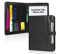 Toplive A4 Portfolio Folder Business Padfolio Case with Letter/A4 Size Writing Pad(Included Notepad Paper), Card Holders, Sleeves, Pockets for Business School Office Conference for Men/Women Black