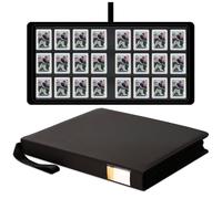 Toploader Binder 12 Pockets, Trading Card Binder Holder Albums Book For Sports, Trading, And Gaming Cards Black - Total 432 Pockets