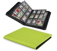 Toploader Binder,Toploader Hard Cases, 9-Pocket Pages Sleeves Hold up 288 Cards.Toploader Card Binder with Sleeves for “3×4” rigid，Card Holder