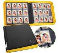 Toploader Binder, Trading Card Binder Storage, 384 12 Pocket Top Loader Binder, Pokemon Card Collection for Yugioh, MTG, TCG Card Folders for Trading Cards