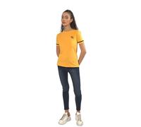 TopLook London Women's Relaxed Cotton Short Sleeve Crew Neck T-Shirt in Yellow | Size: 3XL TopLook London Yellow 3XL