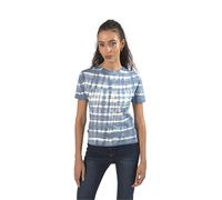 TopLook London Women's Tie Dye Crew Neck Shot Sleeve Tee in Navy | Size: 3XL TopLook London Navy 3XL