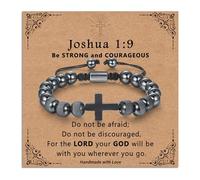 Toplstud Boys Bracelets, Confirmation Holy Communion Baptism Gifts, Christian Jewellery Religious Gift for Son Grandson Godson Christians