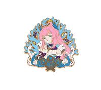 TopLucky Genshin Impact Sangonomiya Kokomi Brooch Pin - Sangonomiya Kokomi Characters Cosplay Enamel Brooch Lapel Pin - Gift for Fans Men Women Girls Boys