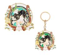 TopLucky Genshin Impact Venti Brooch Pin - Venti 2 Characters Cosplay Enamel Brooch Lapel Pin - Gift for Fans Men Women Girls Boys - Green