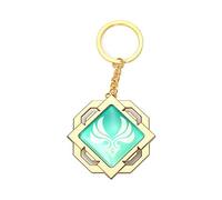 Genshin Luminous Key charms Toy Impact Liyue Vision Anemo Keychain Gold Game Figure Key Chain Pendant Keyring Genshin Character Cosplay Accessories Eye of God