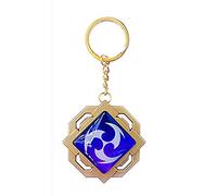 TopLucky Genshin Luminous Key charms Toy Impact Liyue Vision Electro Keychain Gold Game Figure Key Chain Pendant Keyring Genshin Character