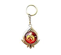 TopLucky Genshin Luminous Key charms Toy Impact Sumeru Pyro Keychain Gold Game Figure Key Chain Pendant Keyring Genshin Character