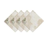 TOPLUXE Cloth Napkins Set of 4, Napkins Reusable 45x45cm, Dining Table Decoration for Dining Room/Restaurant (Floral)