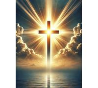 TOPMCYSG Jesus Cross Diamond Art Kits for Adults,Round 5D Diamond Painting Kits for Beginners,DIY Full Drill Diamond Dots Paintings Picture Christ Religious Gem Art and Crafts Home Wall Decor 12x16 in