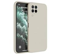 Topme Case Design for HUAWEI P40 Lite 4G (6.4" Inches) Cover, Tpu Silicone Case Skin Protector - Antique White