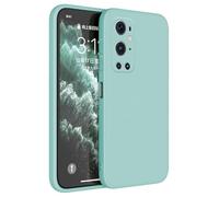 Topme Case Design for OnePlus 9 Pro (6.7" Inches) Cover, Tpu Silicone Case Skin Protector - Light Cyan