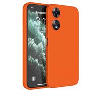 Topme Case Design for OPPO A78 5G (6.56" Inches) Cover, Tpu Silicone Case Skin Protector - Orange