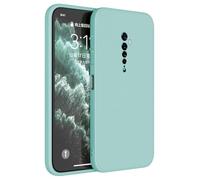 Topme Case Design for OPPO Reno2 (6.5" Inches) Cover, Tpu Silicone Case Skin Protector - Light Cyan