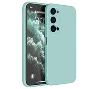 Topme Case Design for OPPO Reno4 Pro 5G (6.55" Inches) Cover, Tpu Silicone Case Skin Protector - Light Cyan
