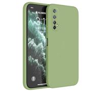 Topme Case Design for Realme 7 (4G) (6.5" Inches) Cover, Tpu Silicone Case Skin Protector - Matcha Green