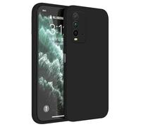 Topme Case Design for Redmi 9T (4G) (6.53" Inches) Cover, Tpu Silicone Case Skin Protector - Black