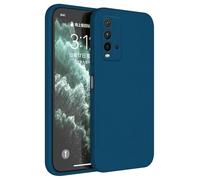 Topme Case Design for Redmi 9T (4G) (6.53" Inches) Cover, Tpu Silicone Case Skin Protector - Sapphire Blue