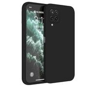 Topme Case Design for Samsung Galaxy A12 / M12 / A12 Nacho (6.5" Inches) Cover, Tpu Silicone Case Skin Protector - Black