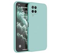 Topme Case Design for Samsung Galaxy M32 / M22 / A22 (6.4" Inches) Cover, Tpu Silicone Case Skin Protector - Light Cyan