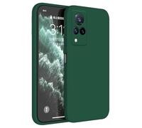 Topme Case Design for vivo V21 5G (6.44" Inches) Cover, Tpu Silicone Case Skin Protector - Dark Green