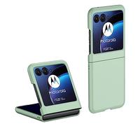 Topme Hard Skin Phone Case for Motorola Moto Razr 40 Ultra 6.9, Polycarbonate Shockproof Protect Cover Holster Sleeve - Light Green